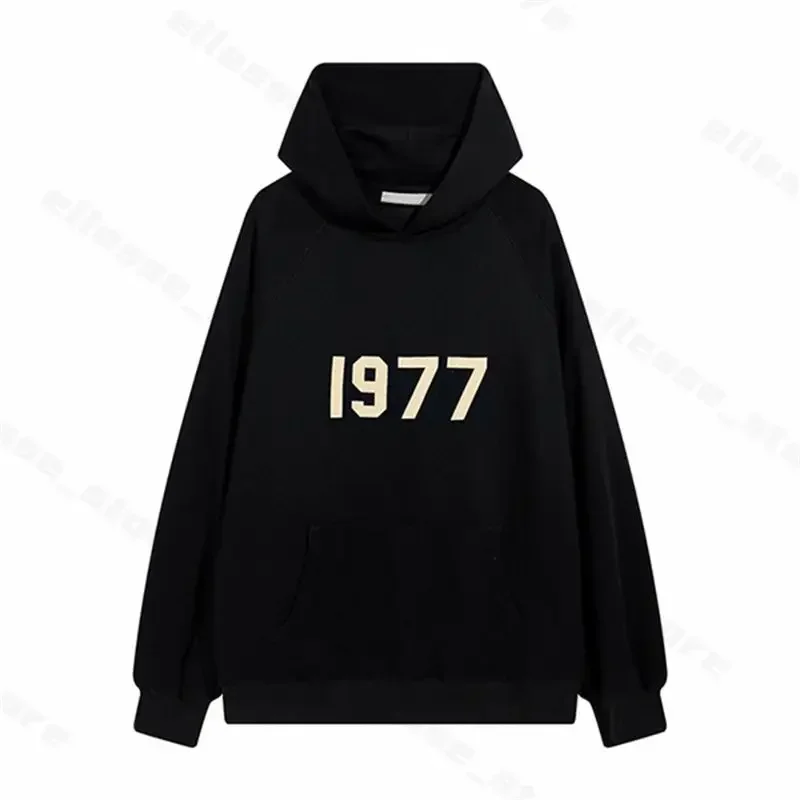 2025 New Hoodie Mens Womens Designers Hoodies Winter for Man Woman Classic Black 1977 Hoodie Essentialshoodies Essentialclothing