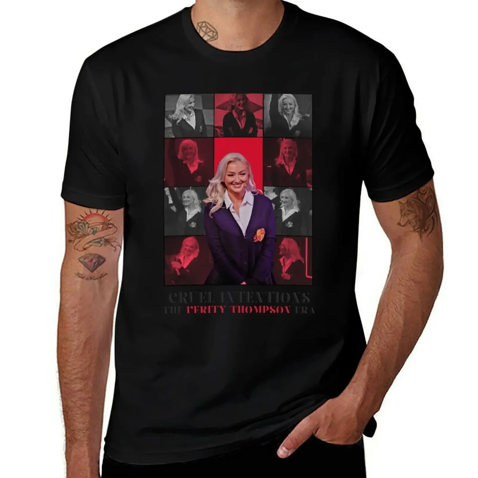 

Cruel Intentions Verity Thompson 'Era' design T-Shirt topping kawaii clothes blue archive anime shirt men graphic t shirts