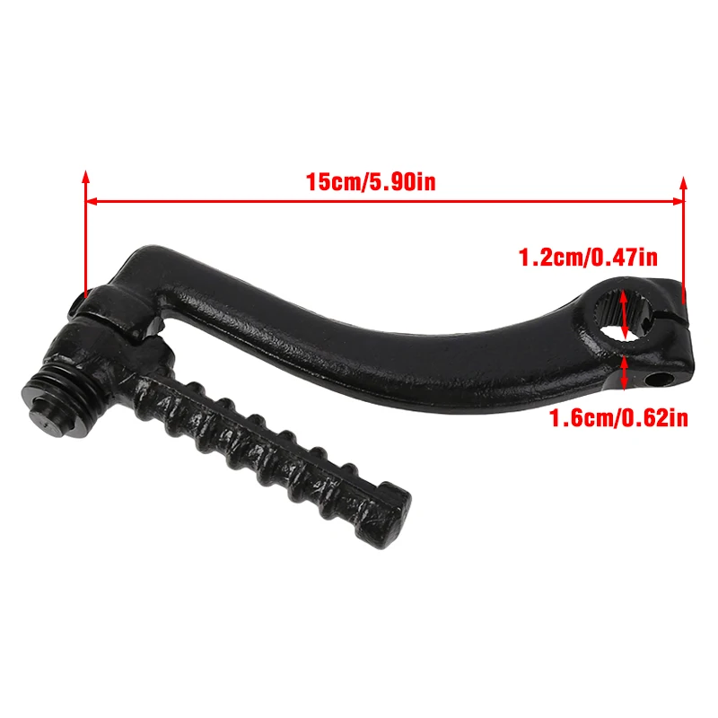 Motocross 13mm 16mm Hole Kick Start Lever Pedal For 50cc 70cc 90cc 110cc 125cc 140cc 150cc 160cc KAYO SSR SDG BSE Dirt Pit Bike