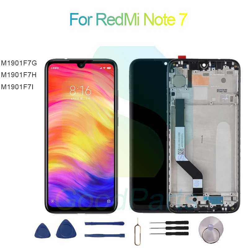 

For RedMi Note 7 Screen Display Replacement 2340*1080 M1901F7G, M1901F7H, M1901F7I For RedMi Note 7 LCD Touch Digitizer