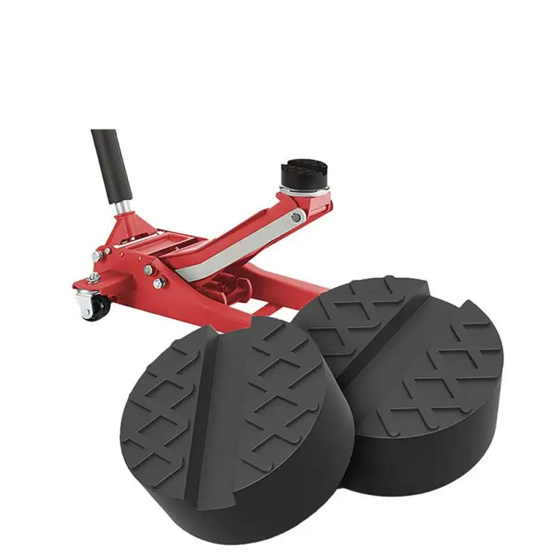 سيارة رفع جاك حامل منصات مطاطية الخامس الأخدود سيارة جاك وسادة مطاطية المضادة للانزلاق السكك الحديدية حامي دعم كتلة الثقيلة لرفع السيارة