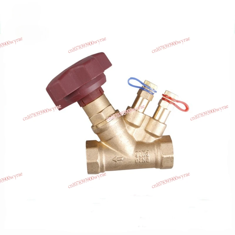 

Brass static flow balance valve regulating valve