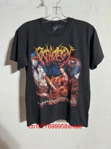 Vintage 2006 Pathology Surgically Hacked T Shirt M Goregrind Death Metal Band long or short sleeves