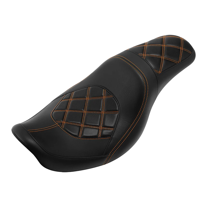 Motorcycle Driver Passenger Seat For Harley Dyna Street Bob Low Rider 2006-2017 Switchback 2012-2016 view 3