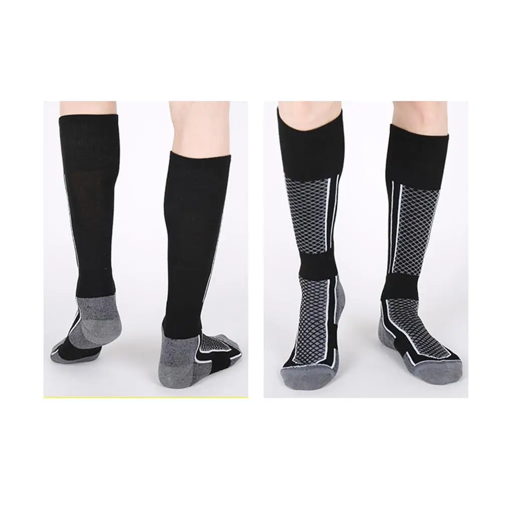 1 Paar Ski socken Winter liefert Fuß wärmer Unisex grau Erwachsenen Wärme