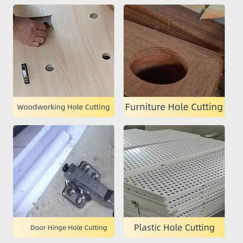 Furniture Making Shank Diameter 8mm Carbide Hinge Drill Bit Drill Blade Made Of Alloy Compatible With Handheld Drills