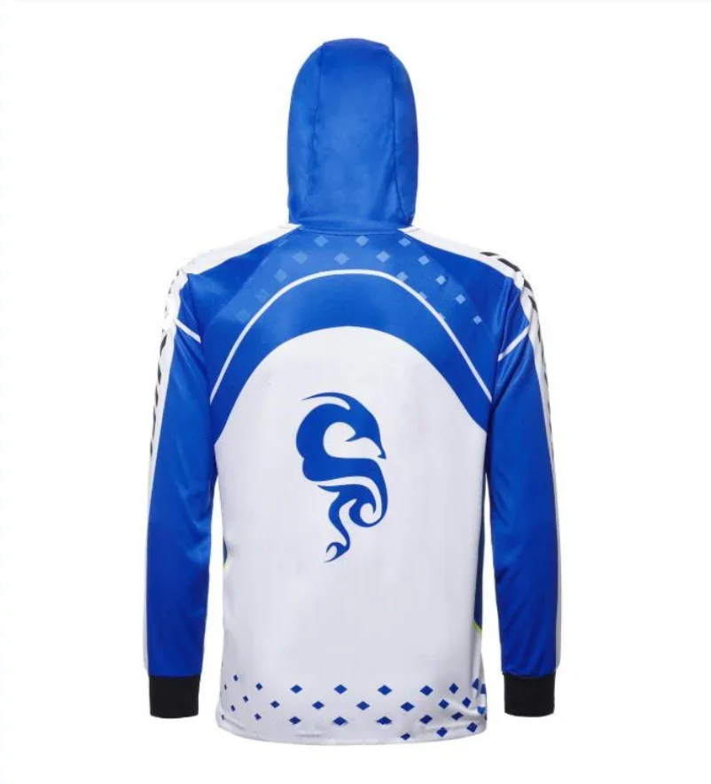 Sublimation Angeln tragen Digitaldruck Shirts im Freien UV-Schutz mit Hoodie wasserdichten Angel Hoodie