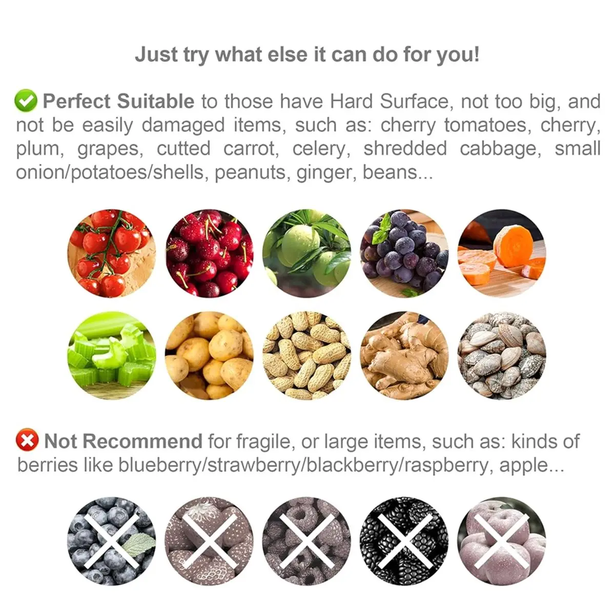 forfor Fruit Cleaner Spinner , Large Fruit Washer Spinner, Fruit Washer Bowl, Vegetable Fruit Spinner Washer,Fruit Scrubber