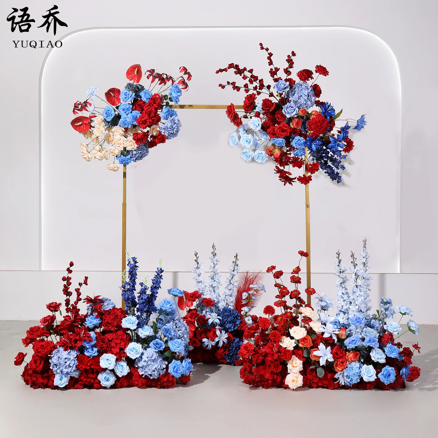 

Zml wedding artificial flower floor arrangement, wedding backdrop decoration, aisle runner, engagement party floral design