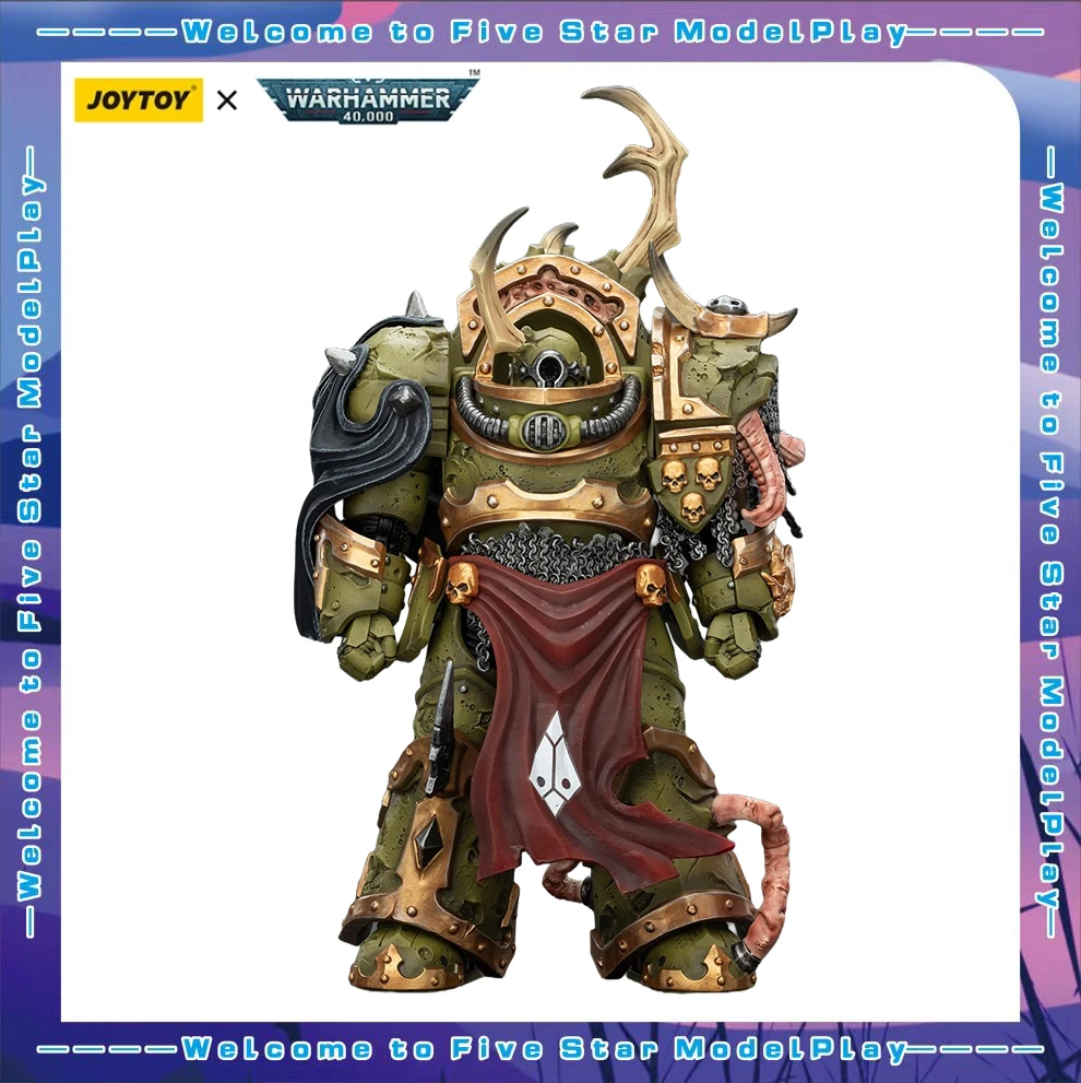

【FS】JOYTOY Warhammer 40K Scale 1/18 Action Figures Death Guard Blightlord Terminator 3 Models Toys Gifts