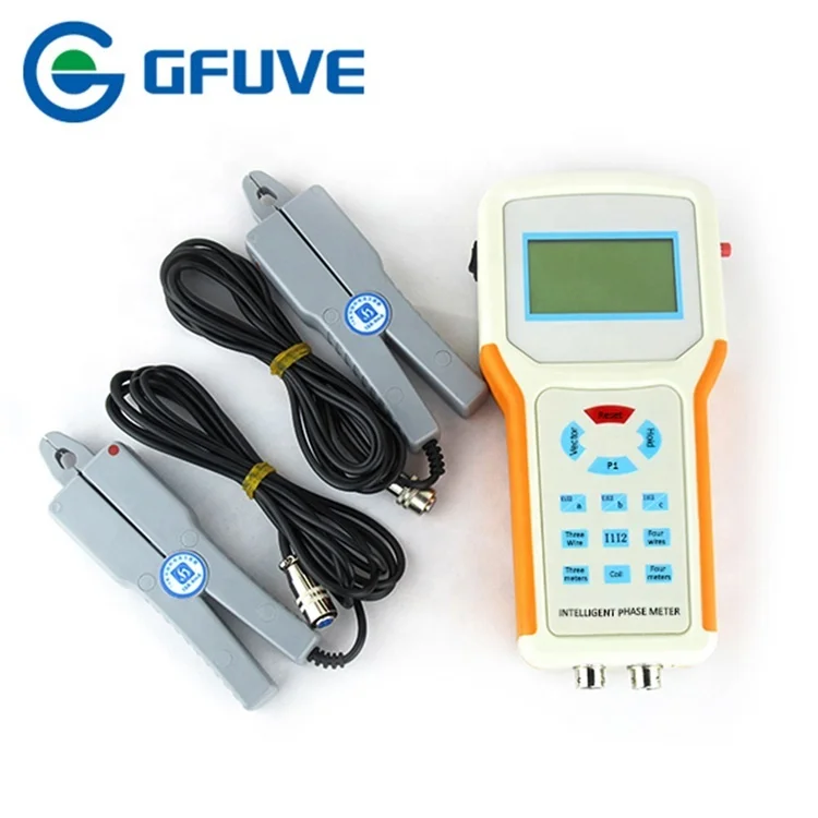 GF211B Multi-function Double Clamp Digital Phase Angle Meter