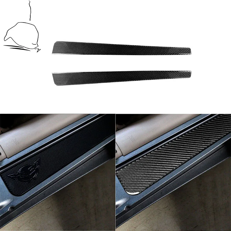 Chevrolet Corvette C5 1998 1999 2000 2001 2002-04 Carbon Fiber Sticker Car Threshold Cover Trim Car Styling Accessories