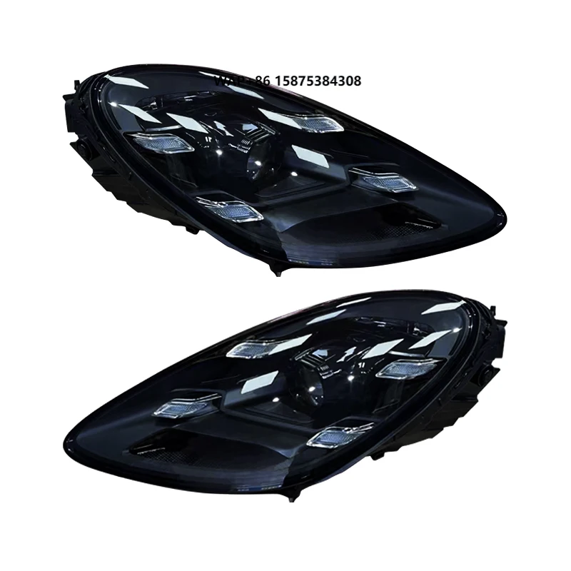 Car Modification Upgrade Car Lights LED Headlights Front Bumper Headlight 718 Boxster for PAG Cayman 2016-2023