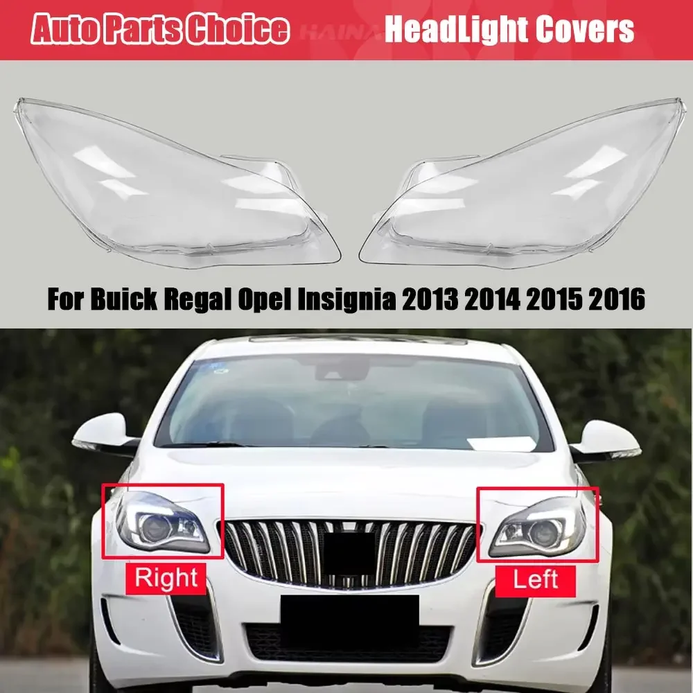 

ZAZQ For Buick Regal Opel Insignia 2013 2014 2015 2016 front Car Headlight Cover Lens Shell Lampcover Lampshade Headlamp Light