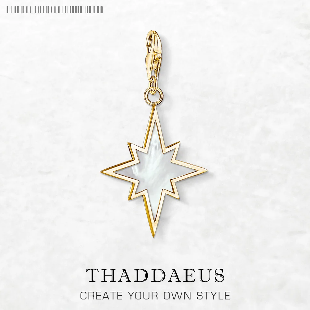 

Shell Star Dangle Charms Pendant Europe DIY Jewelry Findings Accessories 925 Sterling Silver Romantic Love Gift For Women