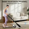 Superun 2-in-1 가정/사무실 2.5 HP 워킹 런닝머신, APP 및 원격 제어 기능이 있는 작은 공간을 위한 미니 런닝머신 5