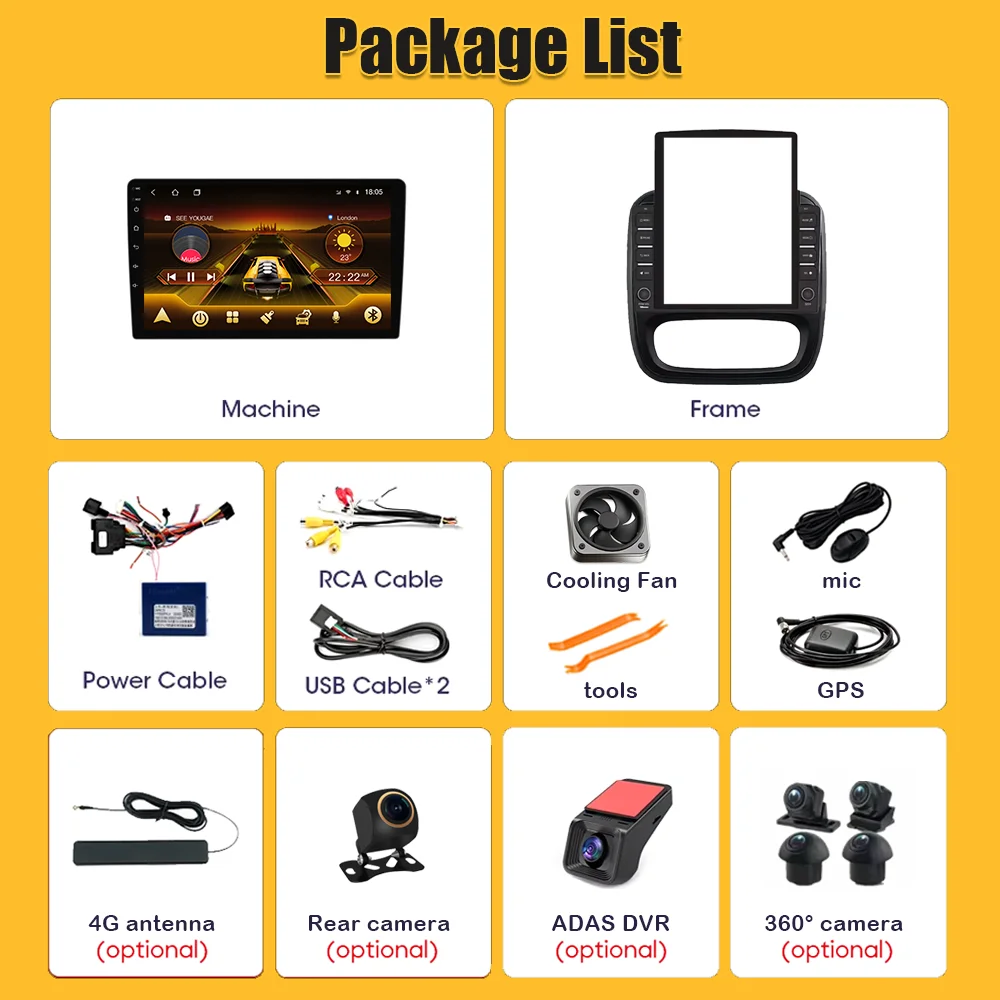 أندرويد 15 لرينو ترافيك 3 14-21 مشغل فيديو الوسائط المتعددة نظام تحديد المواقع والملاحة مرآة رابط بلوتوث تسلا نمط واي فاي DSP RDS #6