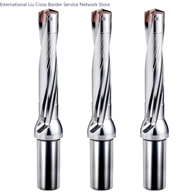 Violent drill bit lengthened inner cooling, gun d3/5/8 times CNC shovel  high-speed U drill rod blade