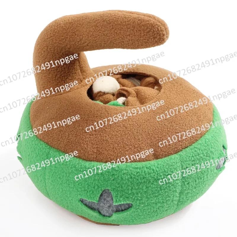 Pet Dog Toy Curling Smell Toy Play Puzzle Training Decompression Hide Food Smell Toy