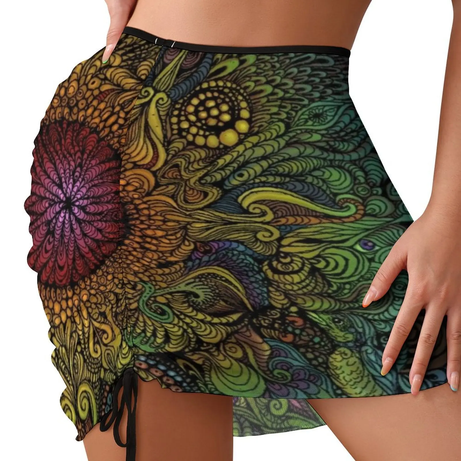 

Mandala of Nieve Beach Skirt Female clothing womens clothing luxury women skirts night club outfits