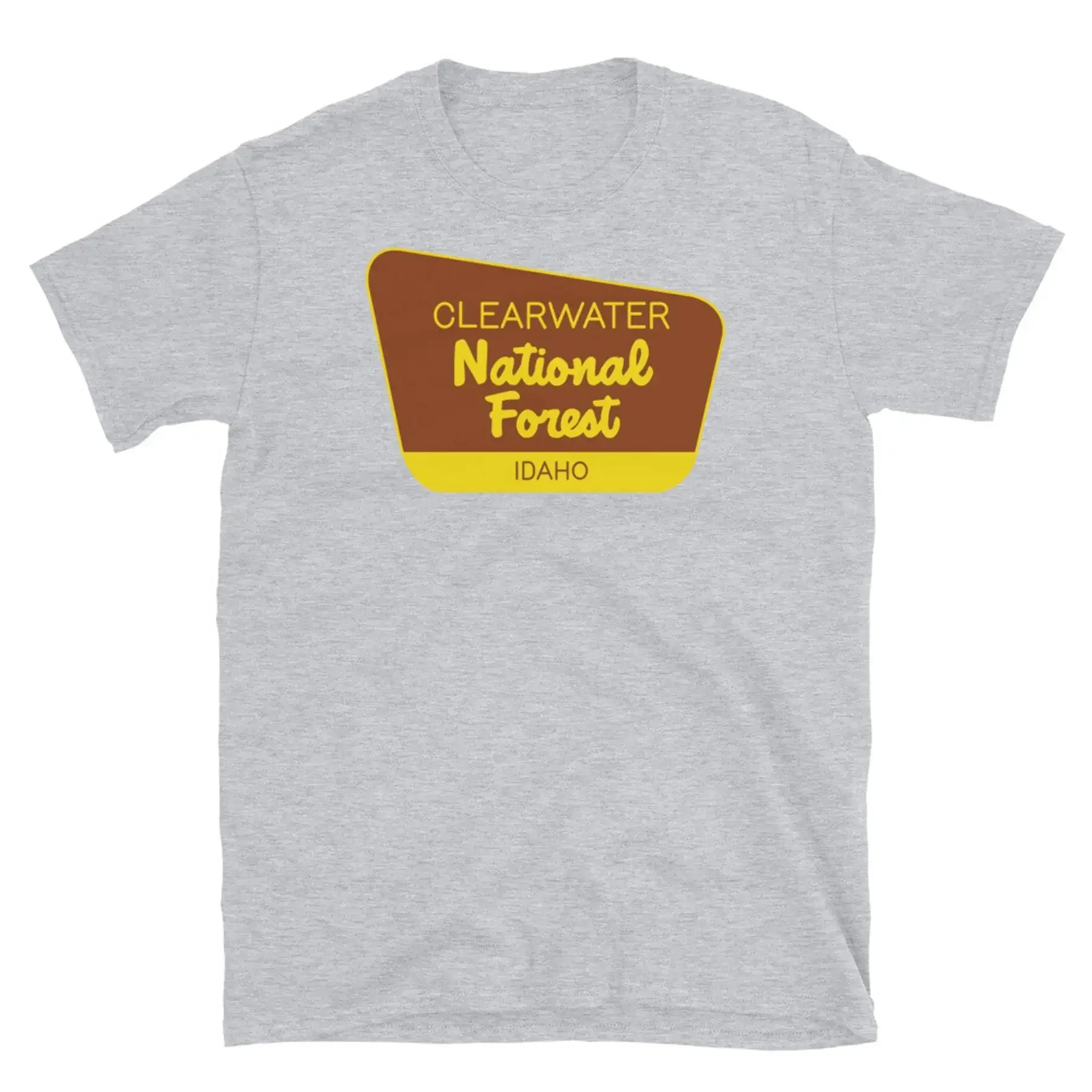 Clearwater National Forest Idaho Short Sleeve Unisex T Shirt