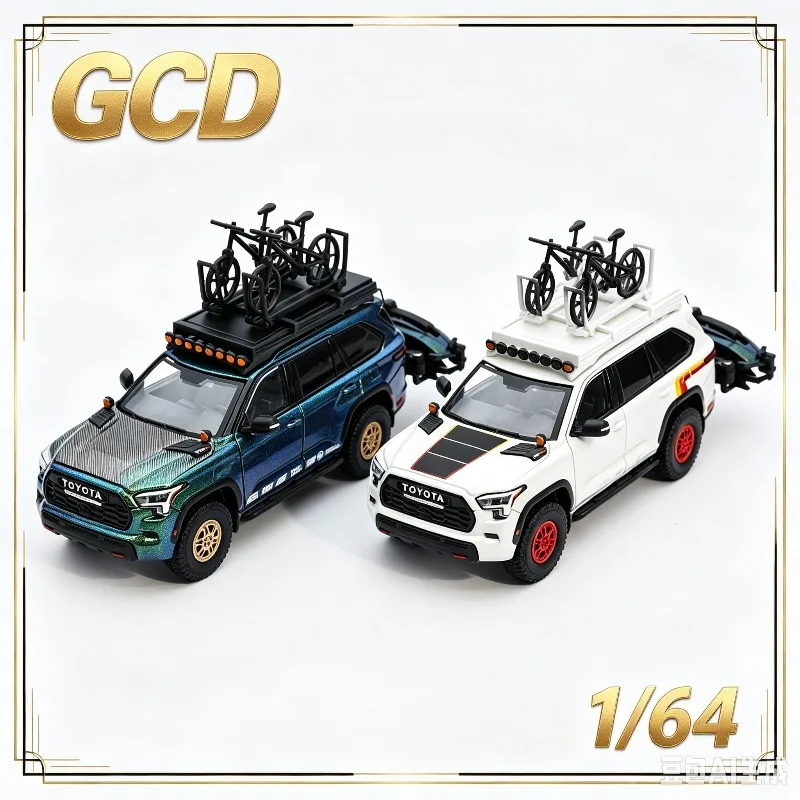 GCD 1:64 Alloy Toyota Sequoia 3rd Generation XK80 TRD Pro Replica Car Model Figure - Collectible - Adult Decoration Item