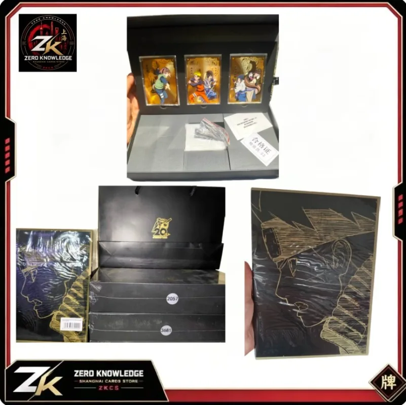 Célébration du 20e anniversaire, carte de collection Naruto Bo De Kadofen, Sasuke Extreme Metal, Anime Rare Products, jouet cadeau
