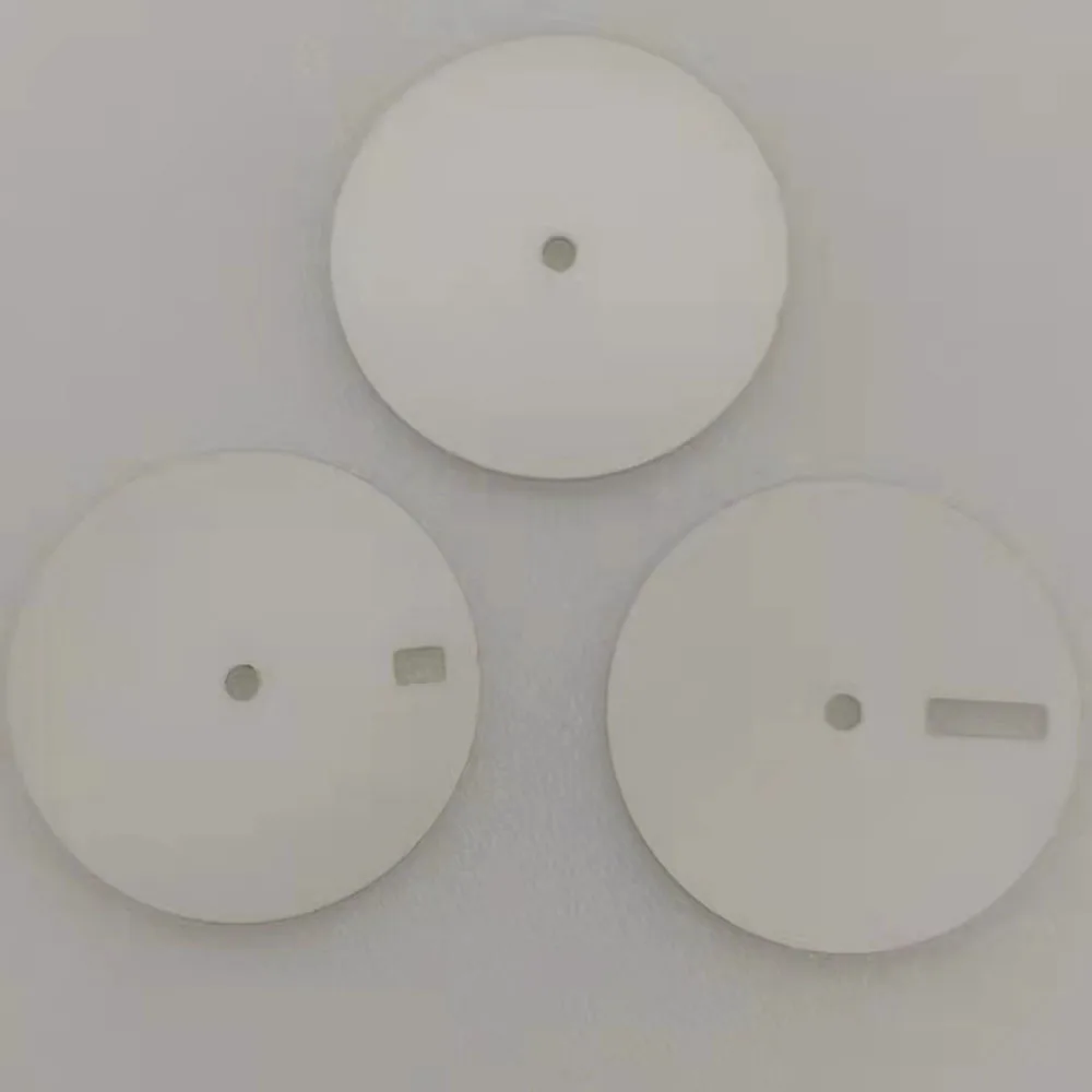 

NH35 Dial 28.5mm Single/Double/No Calendar Watch Face For NH36 NH35 Movement White Matte Watch Dial for SKX007 SRPD79 Parts