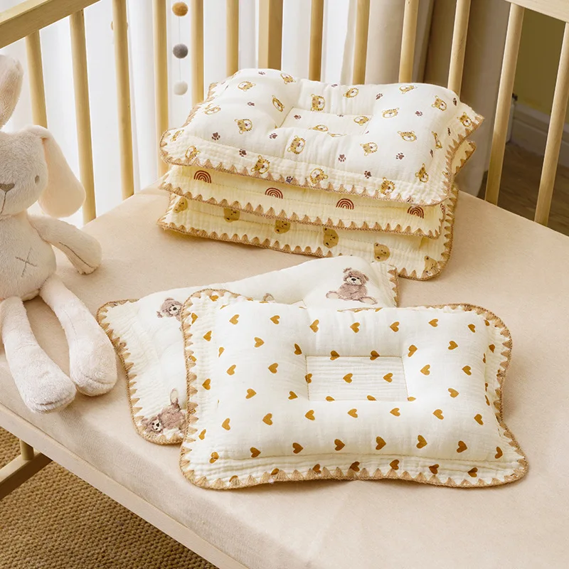 Baby Shaping Pillow Correcting and Preventing Head Deviation Suitable for Newborns Aged 0 To 1 Soft and Skin Friendly
