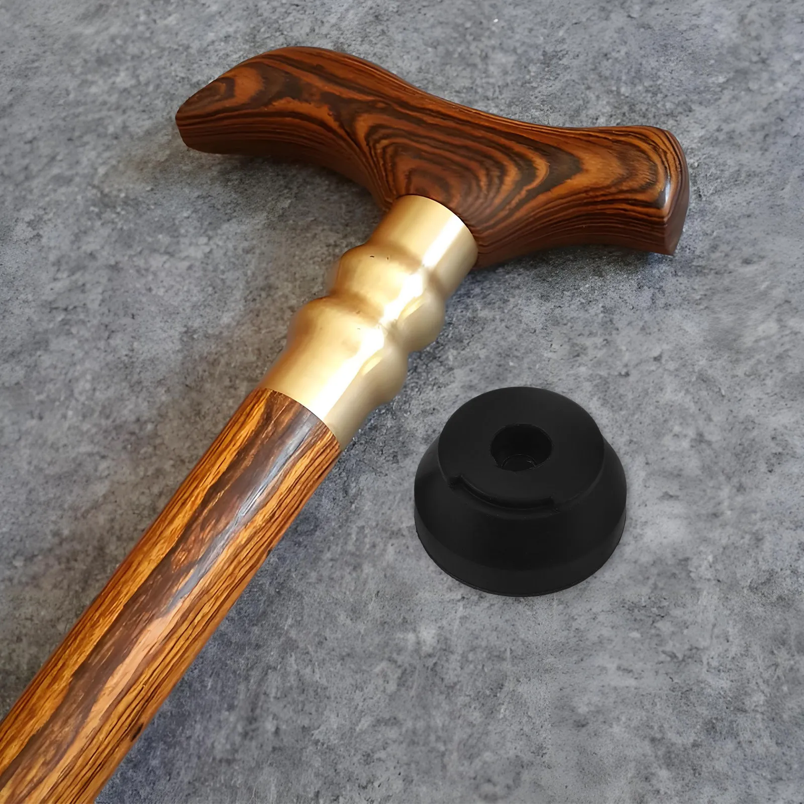 6Pcs Cane Accessories Rubber Foot Replacement Tips Heavy Duty Anti Slip Base Walking Stick Bottom Grip Pads for Elderly Seniors