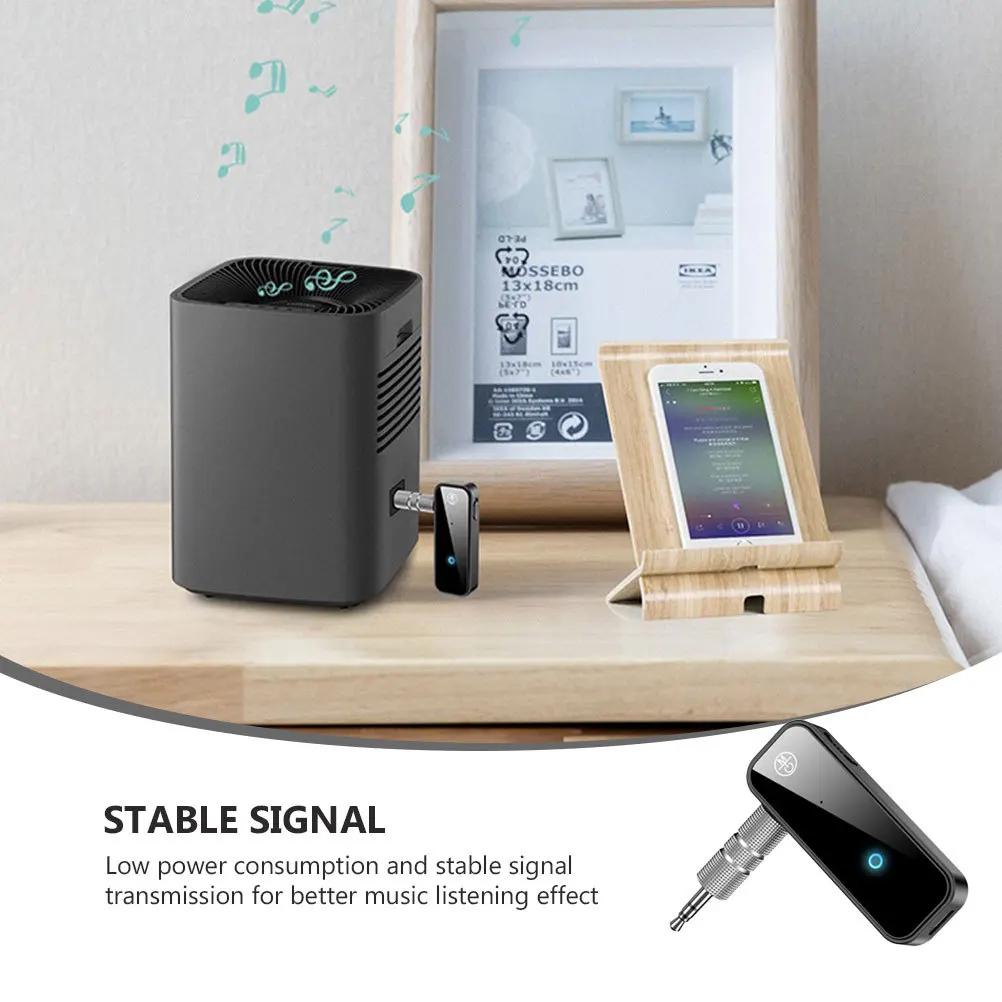 

Receiver 5.0 Audio Adapter Wireless Transmitter For Car Laptop Projector Portable Audio Device Small Size Fast