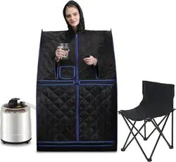 Bocchicloundrimportable pieghevole Sauna a vapore SPA Room tenda Box con Steamer una persona perdita di peso dimagrimento completo del corpo