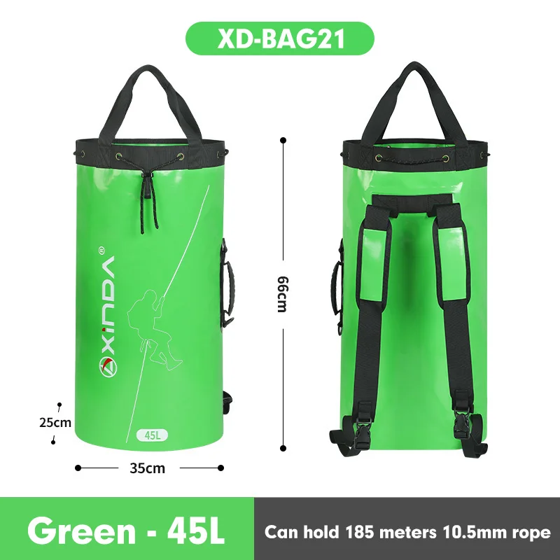 Xinda Outdoor Klettern Seil Tasche Rettungsausrüstung Paket Entwässerung Seil Sammlung Rucksack Umhängetasche 5