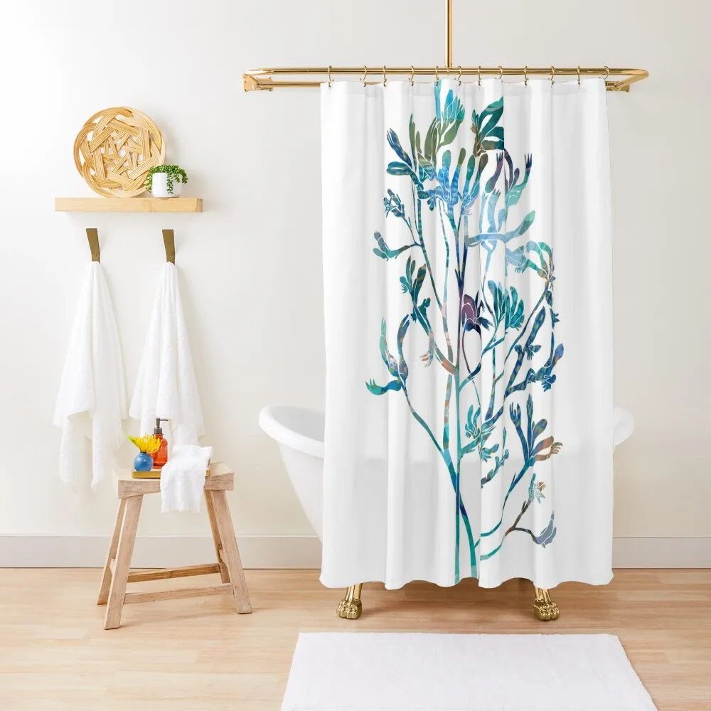 

Kangaroo paw Shower Curtain Waterproof Fabric Shower Bathtub Shower Bath Bathroom Accessory Curtain