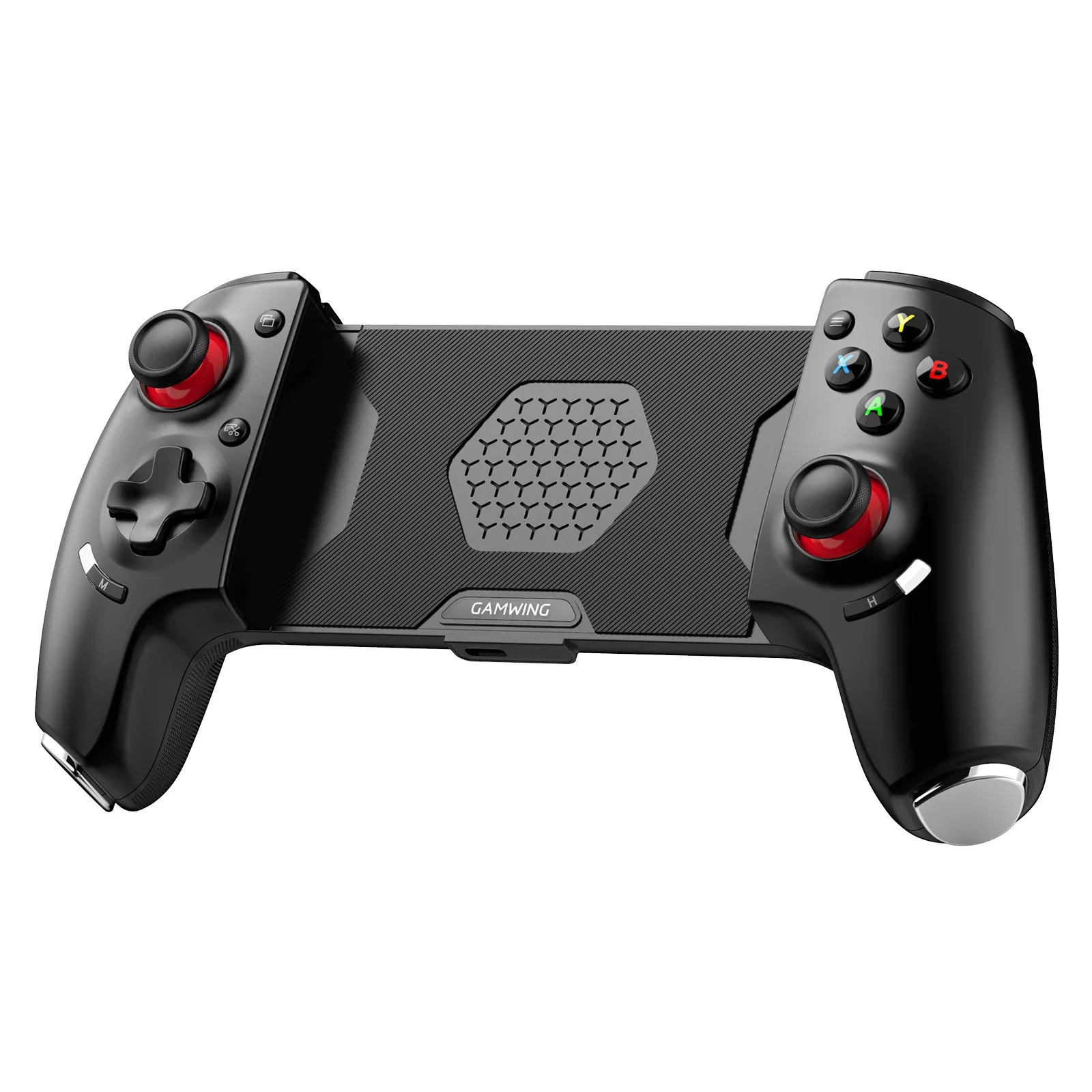 2025 Gamwing AB01 AB02 AoBing Max + وحدة تحكم ألعاب الهاتف المحمول، عصا التحكم من النوع C، سلكية وBT متوافقة مع Android وIOS