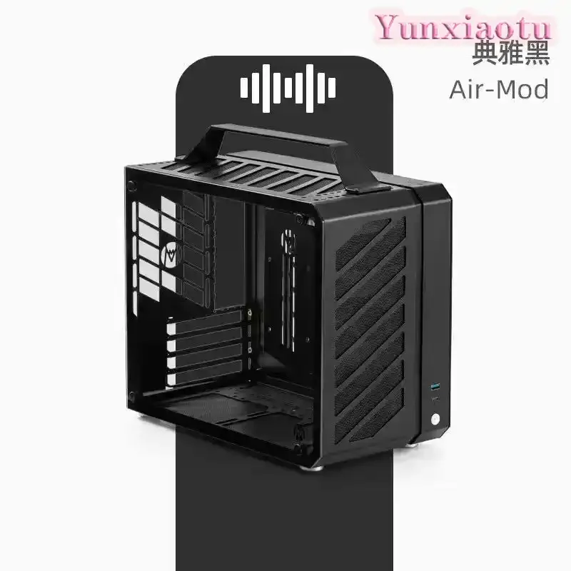 C28 Sky Gray, Compatible with MATX/ITX Main Board Chassis, Support 240 Water Cooling