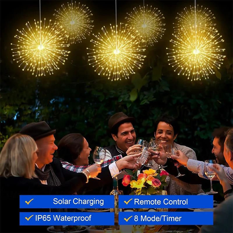 NEW Solar Light Outdoor 8 Mode - Diy Electronics News recension och pris