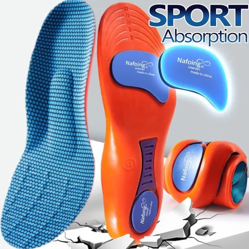 Plantillas deportivas transpirables para hombre y mujer, soporte ortopédico para ARCO, plantilla plana para correr, almohadillas para zapatos