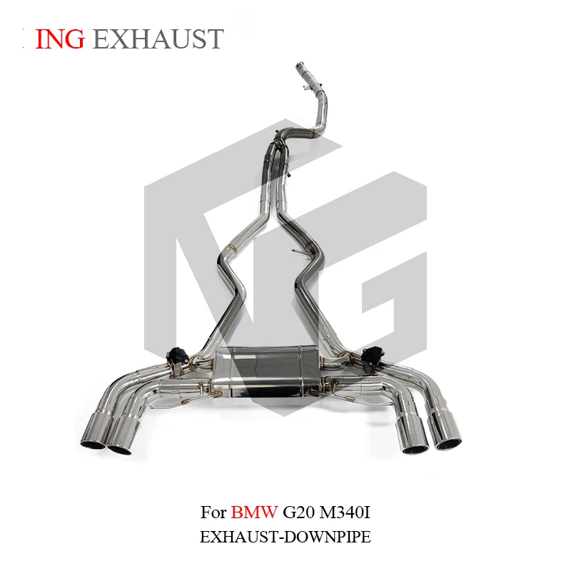 ING Performance sus304 Remote Valve Catback Exhaust for BMW 340i G20 g28 M3 3.0 b58 control Connect Car Accessories tools System