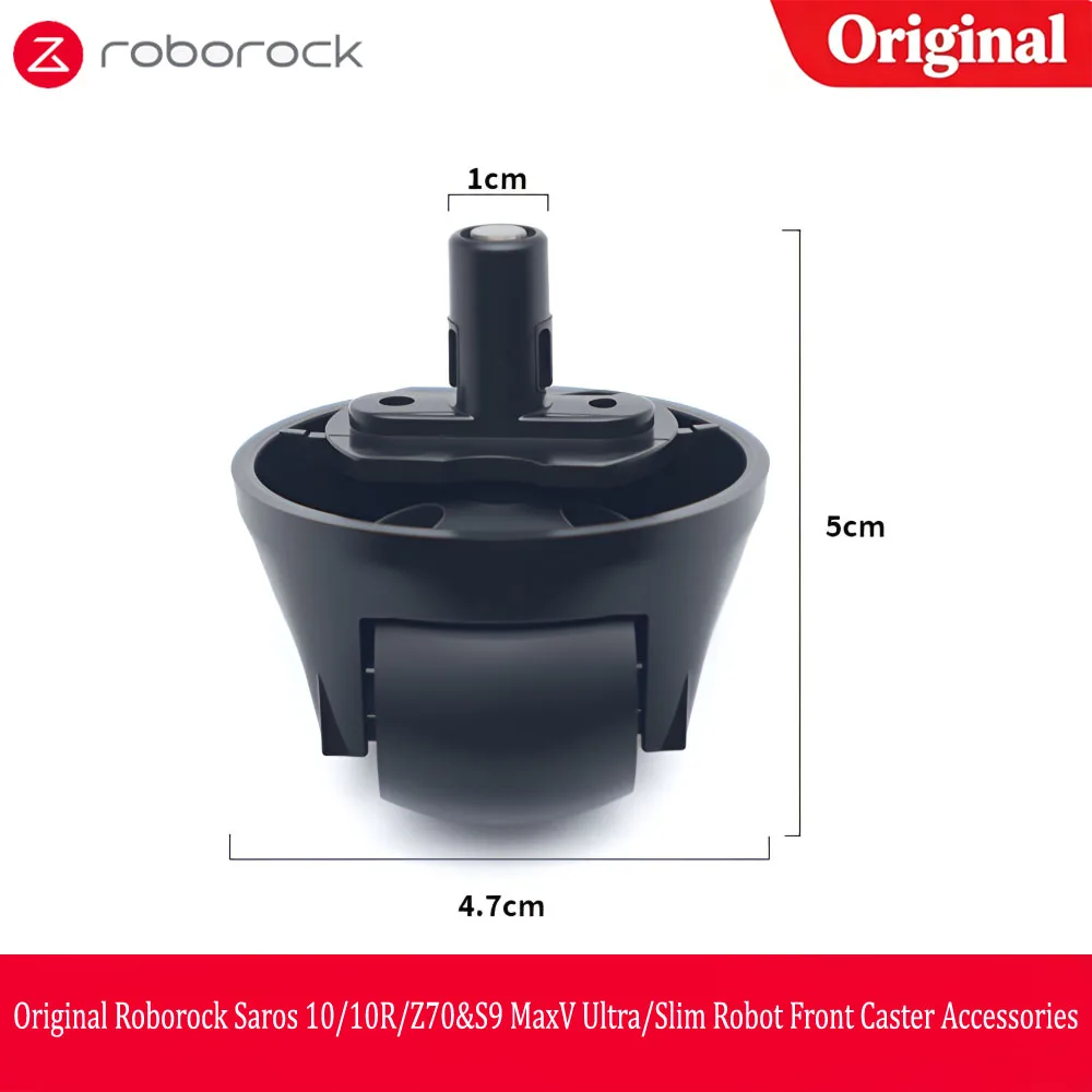Roborock Qrevo Curv Front Caster Saros10/10R/Z70 Guide Wheel Roborock S9 MaxV Ultra/Slim Omni Directional Wheel Parts