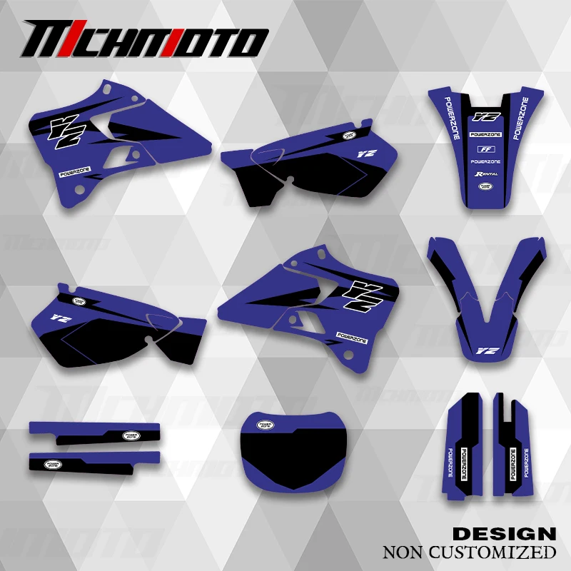 

MCHMFG For YAMAHA YZ125 250 1996 1997 1998 1999 2000 2001 New Style Graphics Decals Stickers Kit