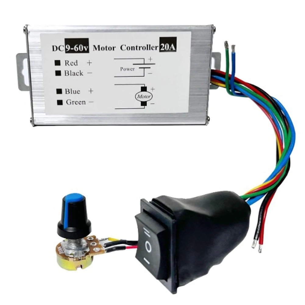 DC Motor Speed Controller Pulse Modulator Regulator Variable Speed Controller For Fireplace Blowers Computer Fans