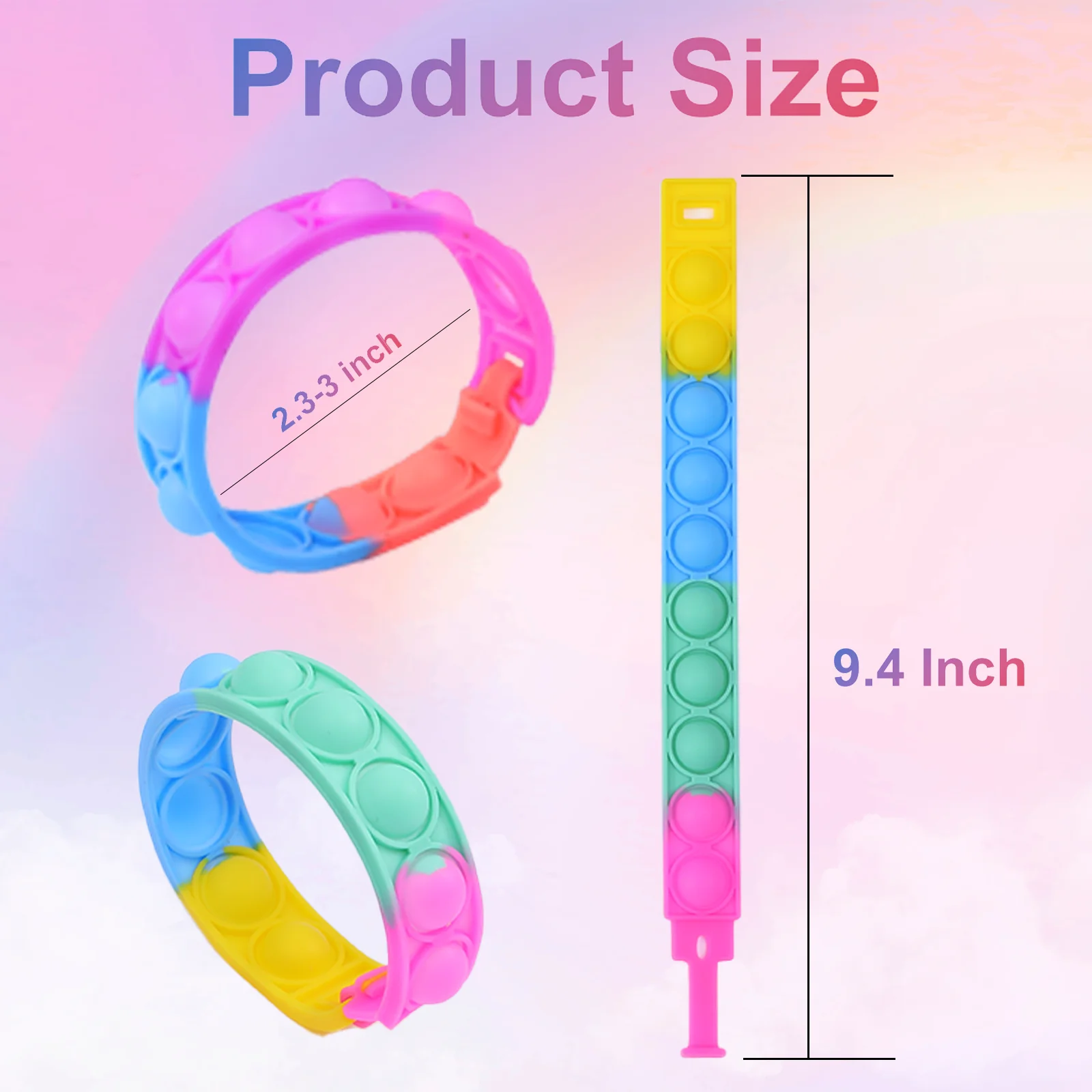 Rainbow Fidget Toys for Stress - Kids Toys Kids Toys 评论和价格