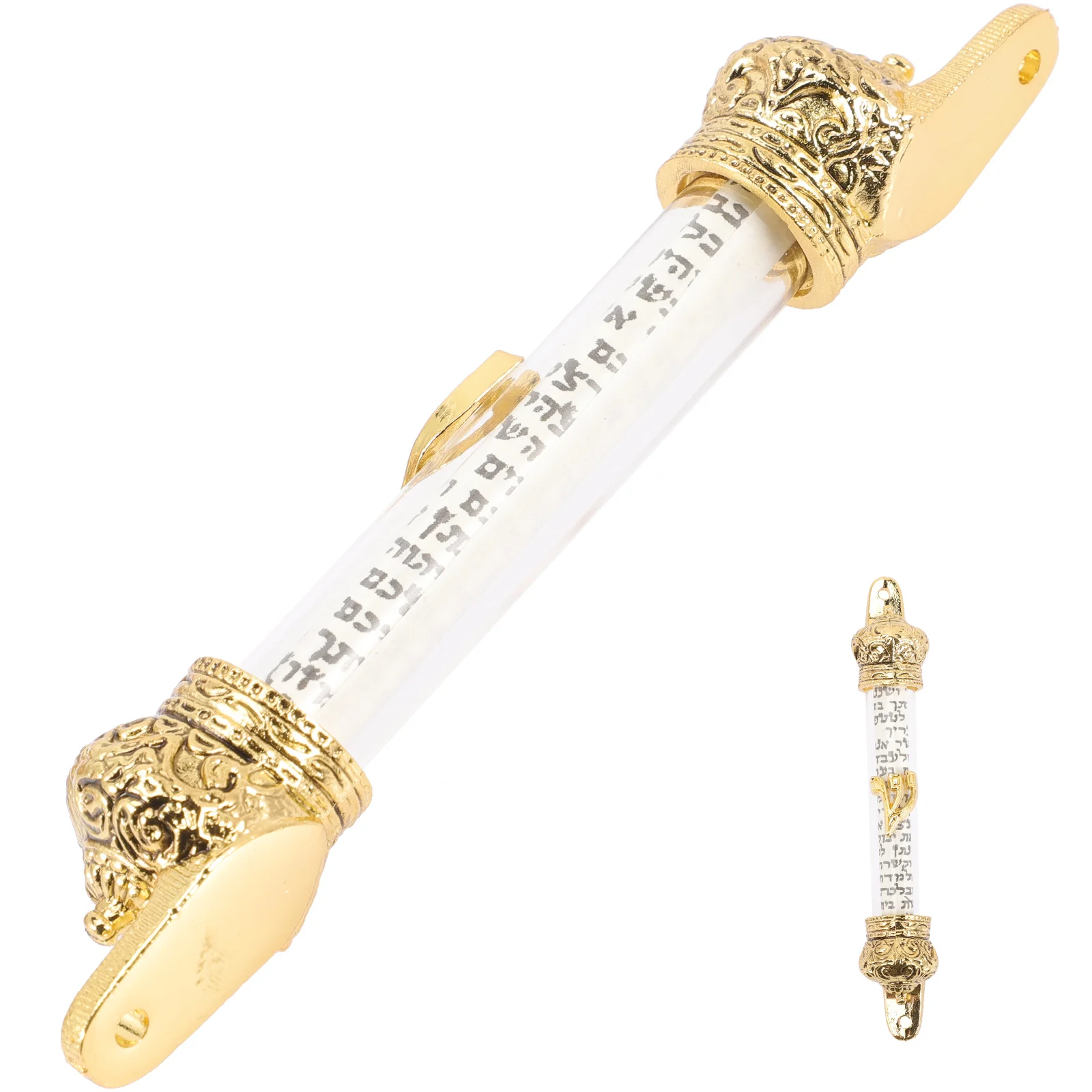 

Bible Crown Scroll Gifts Religious Mezuzah Best Jewish Vintage Home Door for Metal Delicate with Woman