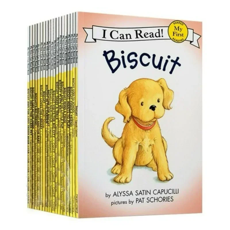 

27 Books Point Reading English Picture Book I Can Read Biscuit Dog Biscuit Story Manga Drawing Book Gift Audio Art Artbook