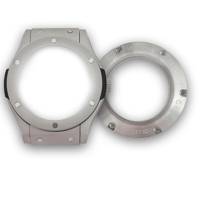Stainless steel case Classic styling style hands and dial fit for 8200 movement watchmaker DIY repair