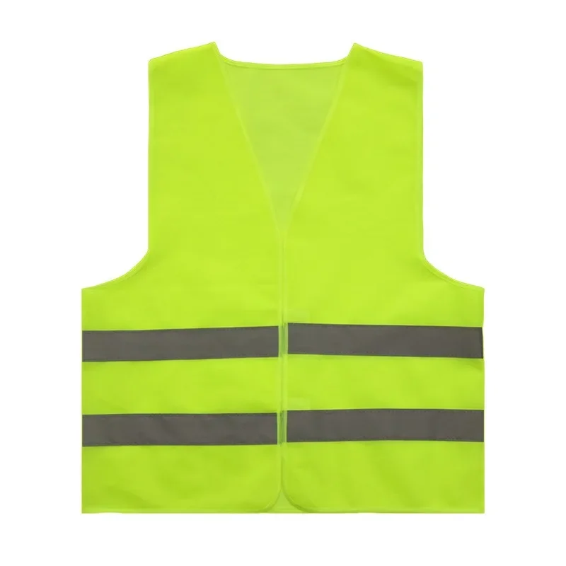 1 Pcs Reflective Strip Vest Car Emergency Fluorescent High Visibility Safety Vest Motorcycle Jackets Reflective Clothing Hi-Vis