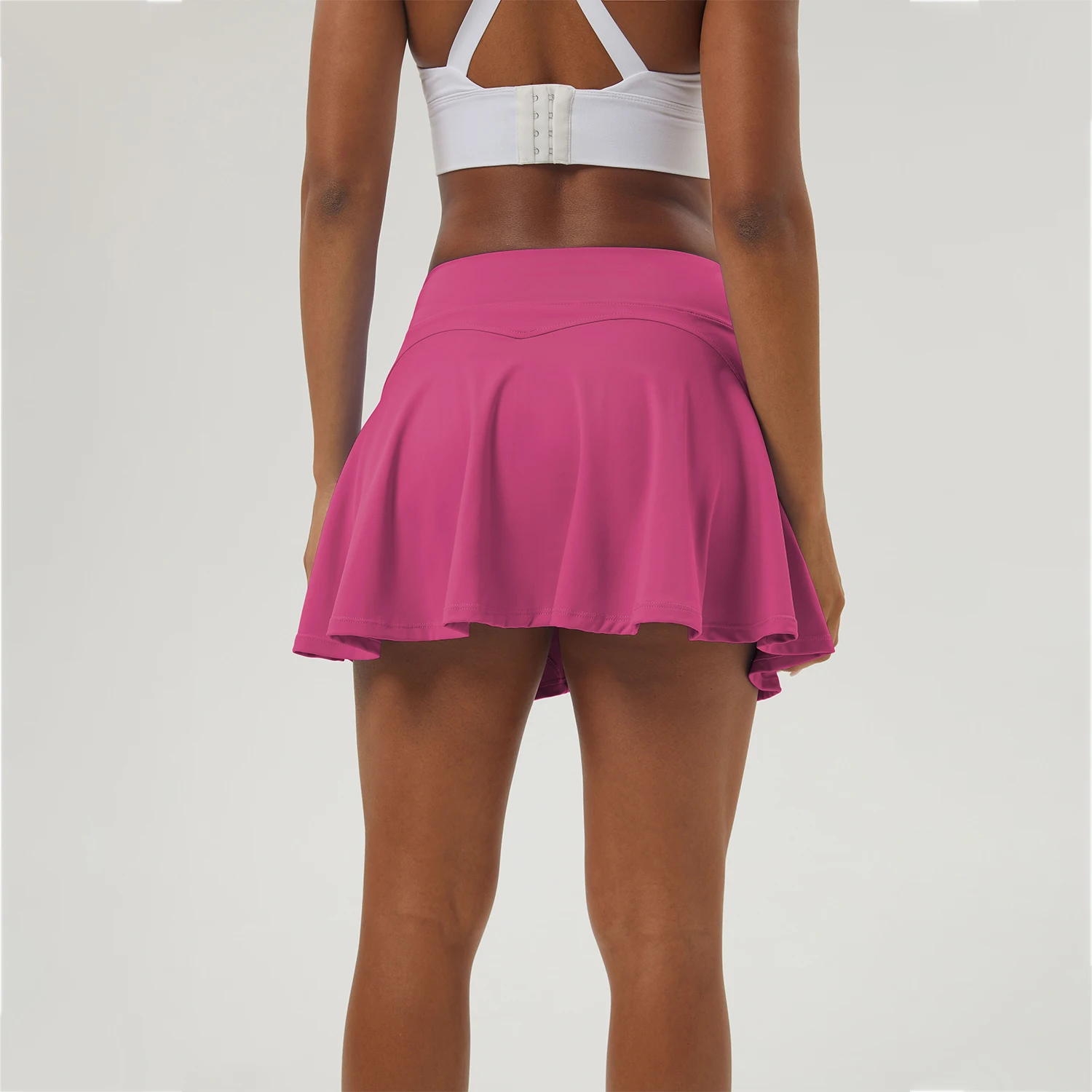 تنانير التنس النسائية مع جيوب مخفية، تنانير رياضية بيلاتيس للياقة البدنية واليوجا والجيم في الهواء الطلق #4