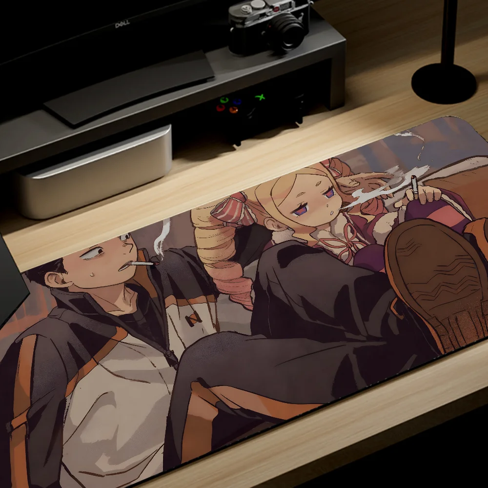 Re Zero Anime Mousepad Large Computer Gaming Accessories MousePads Desk Mats Anti-slip Laptop Soft Mouse Pad