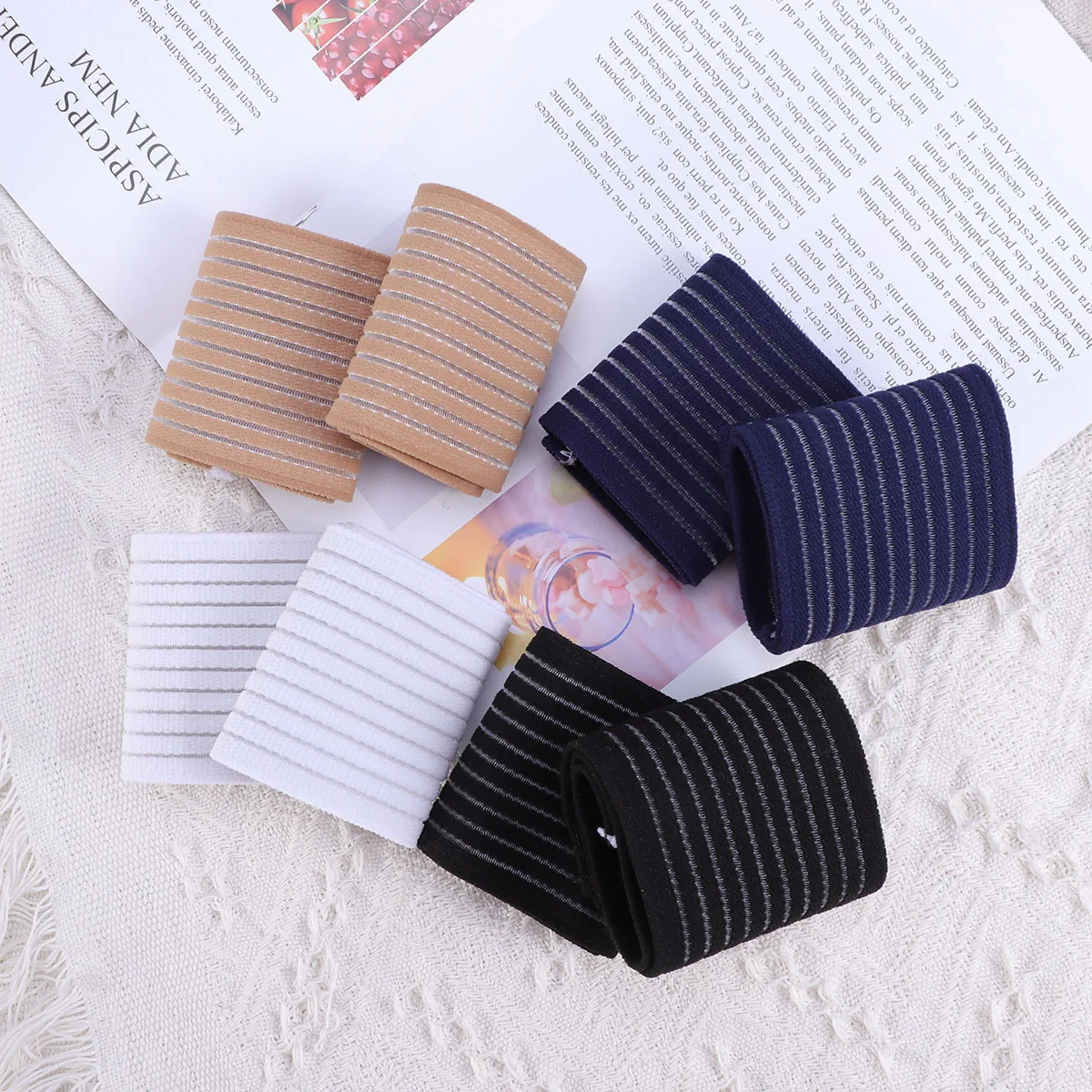 

1 Pair Wrist Protector Adjustable Elastic Bandage Blue Pain Relief Carpal Tunnel Support for Sport Basketball Volleyball Forearm